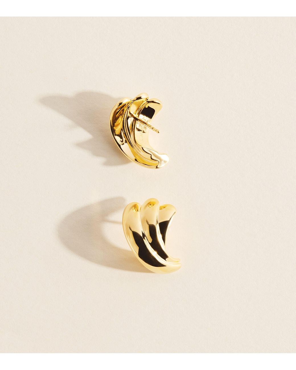 LIE STUDIO Natural Plated The Magda Earrings