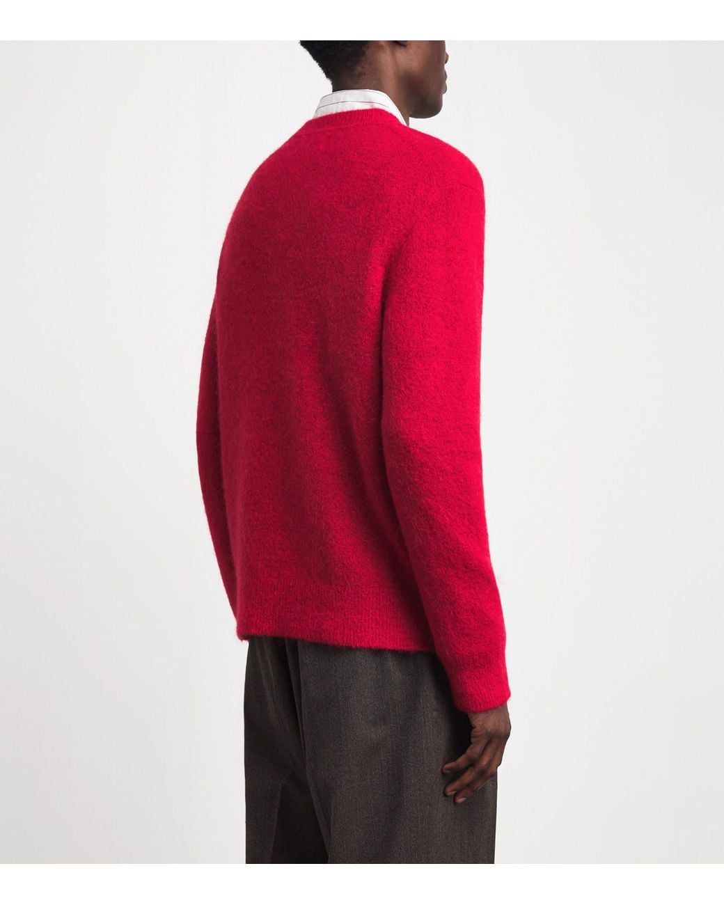 Wax London Red Wool-Blend Wilde Sweater for men