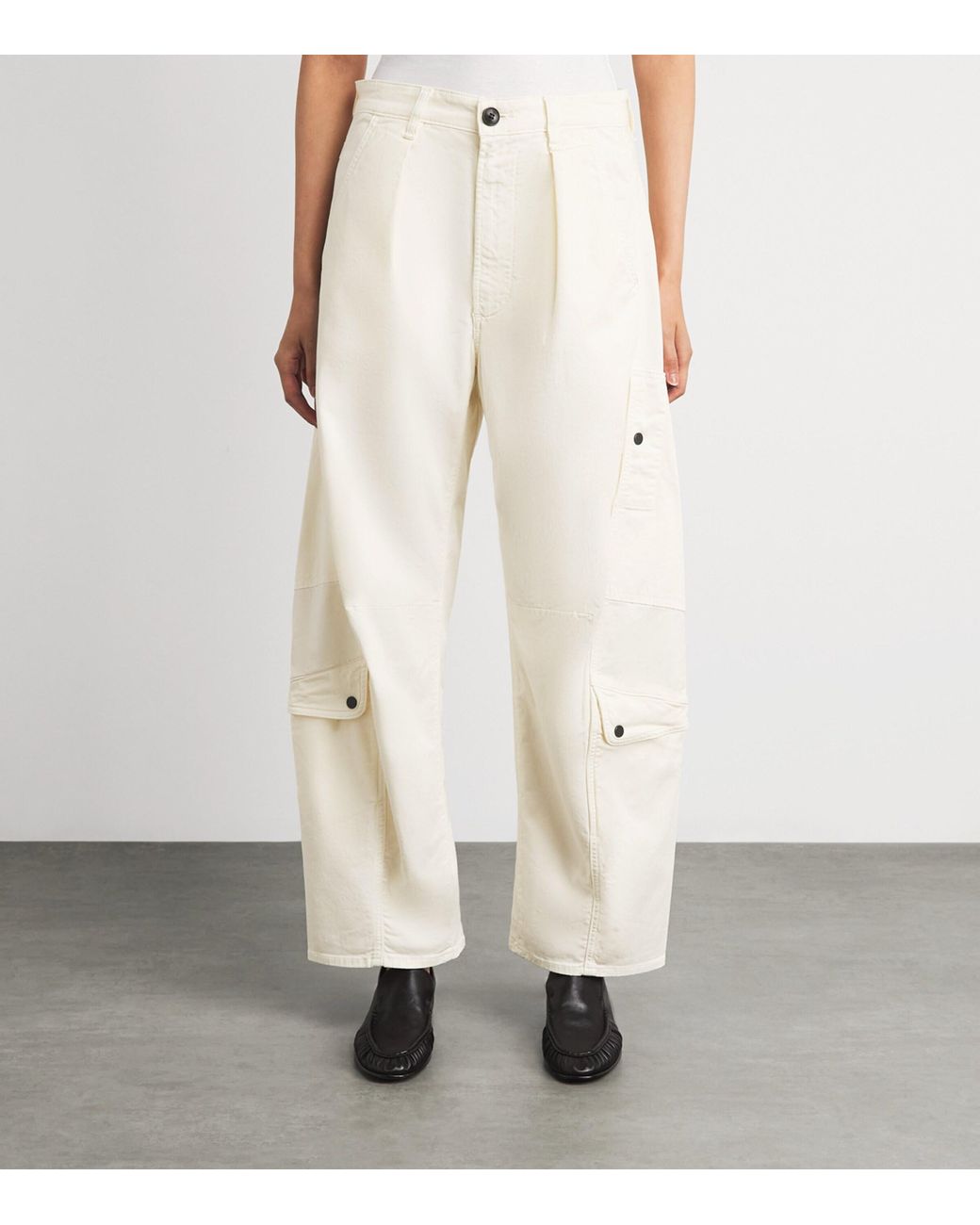 Citizens of Humanity White Organic Cotton Flight Trousers for men