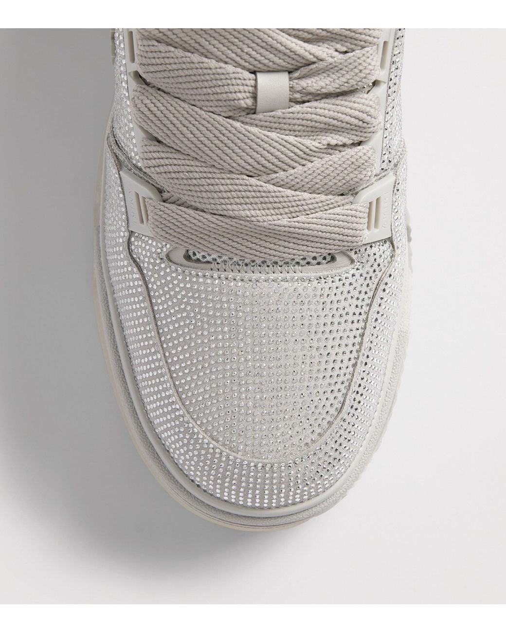 Amiri Gray Crystal Ma-1 Sneakers for men