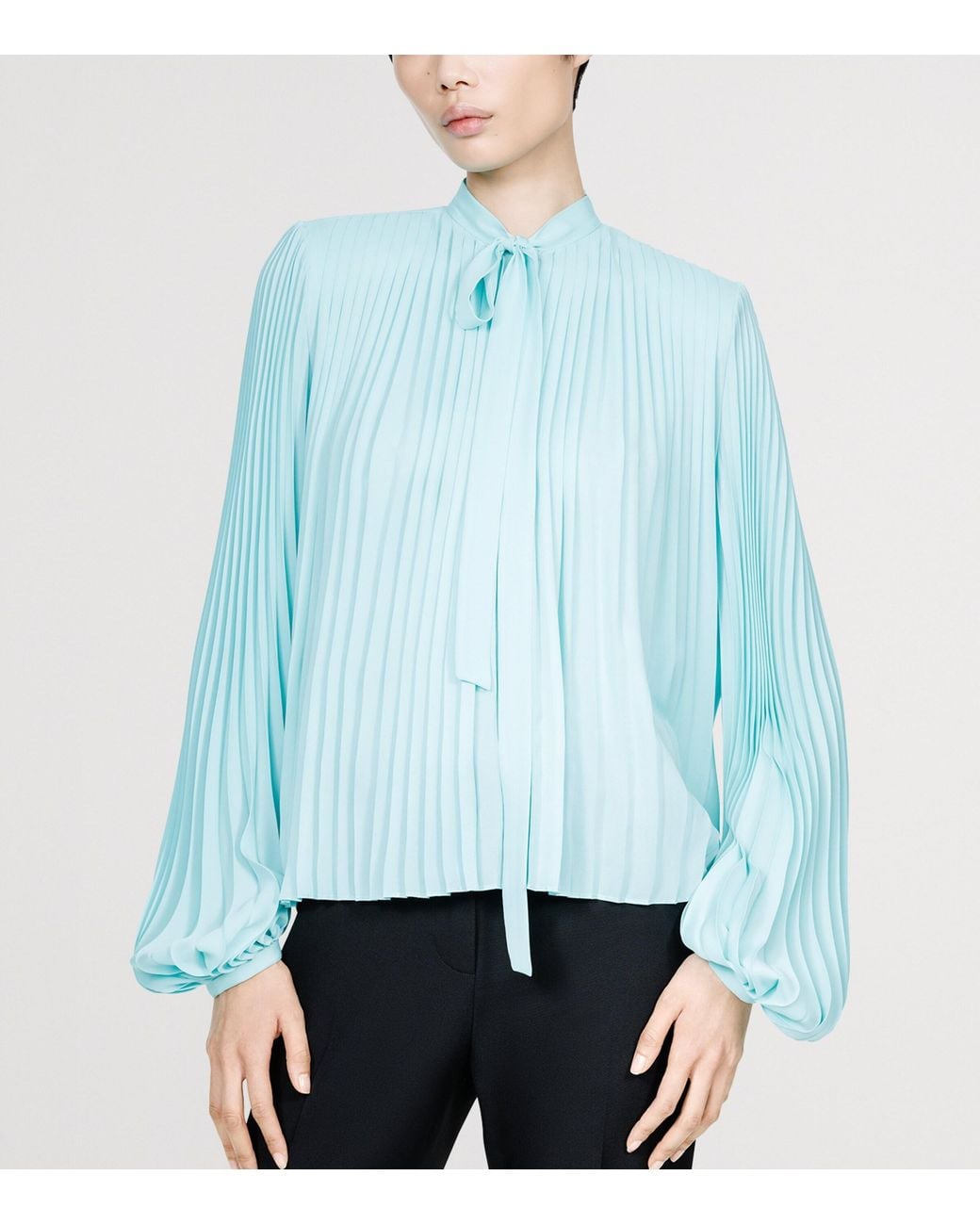 Tom Ford Blue Plissé Sunray Shirt