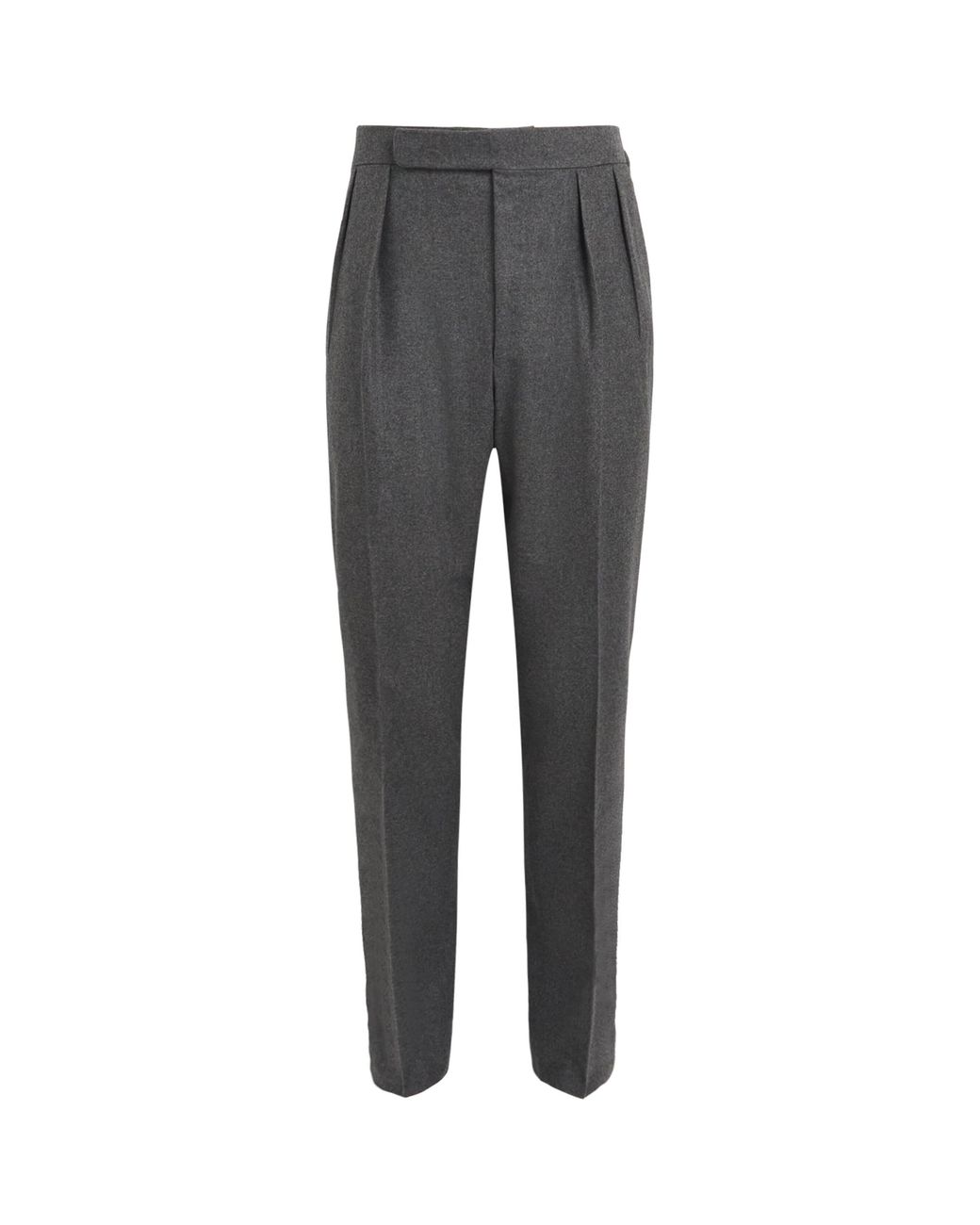 Ralph Lauren Gray Wool Flannel Gregory Trousers for men
