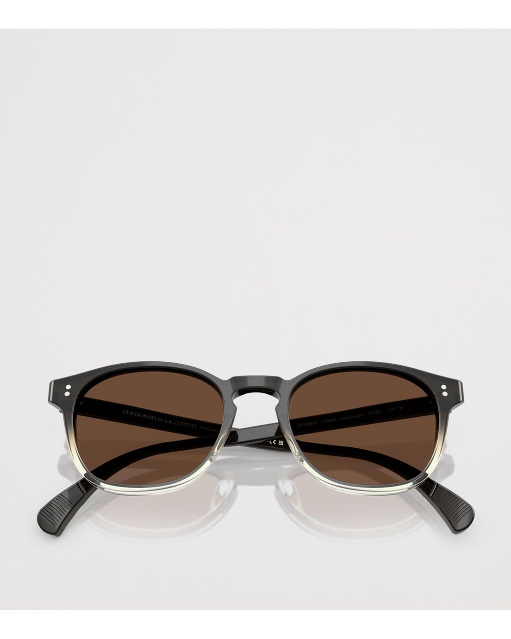 Oliver Peoples Brown Finley Esq. Round Sunglasses