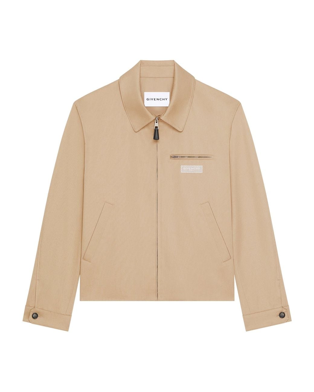 Givenchy Natural Cotton Harrington Jacket for men
