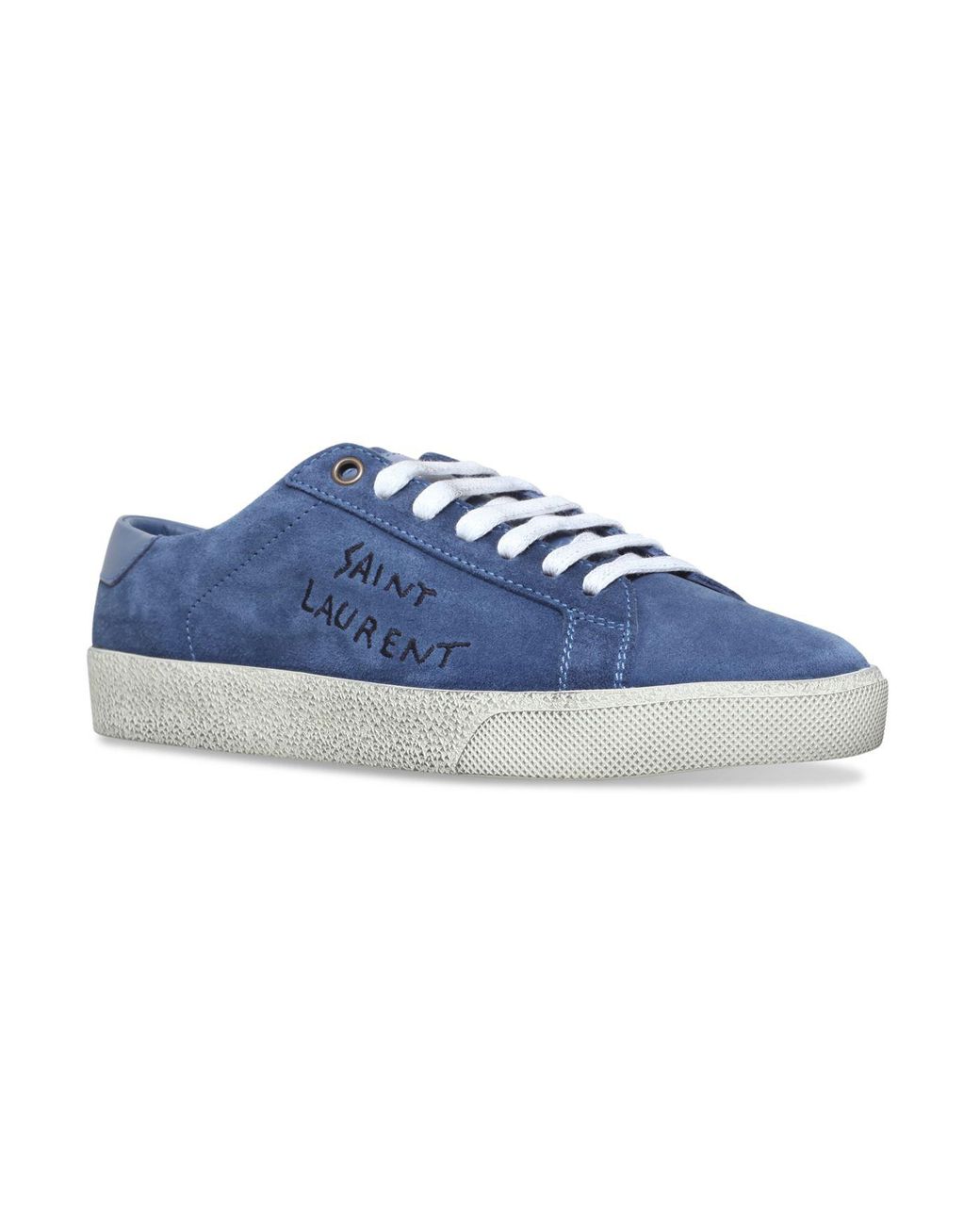 Blue saint laurent sneakers deals