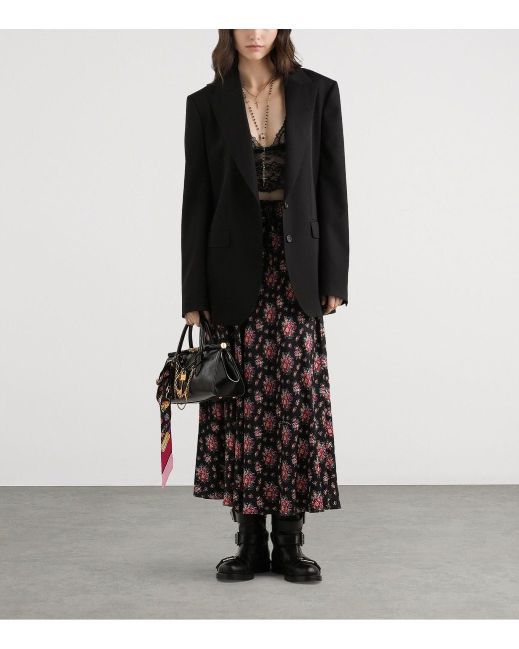 Dolce & Gabbana Black Virgin Wool Relaxed Blazer