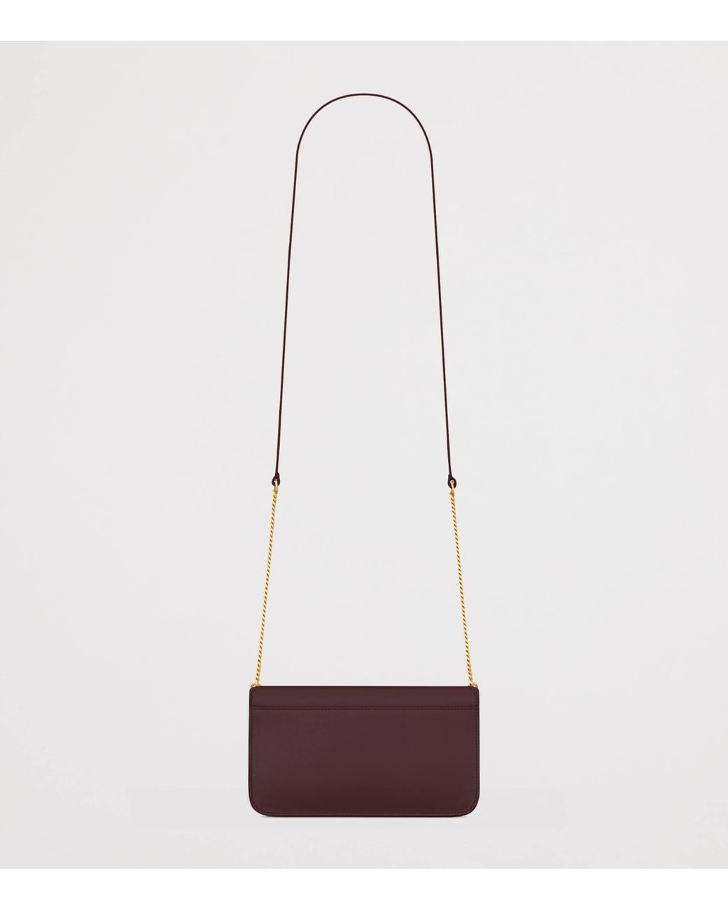 Saint Laurent White Cassandre Phone Holder