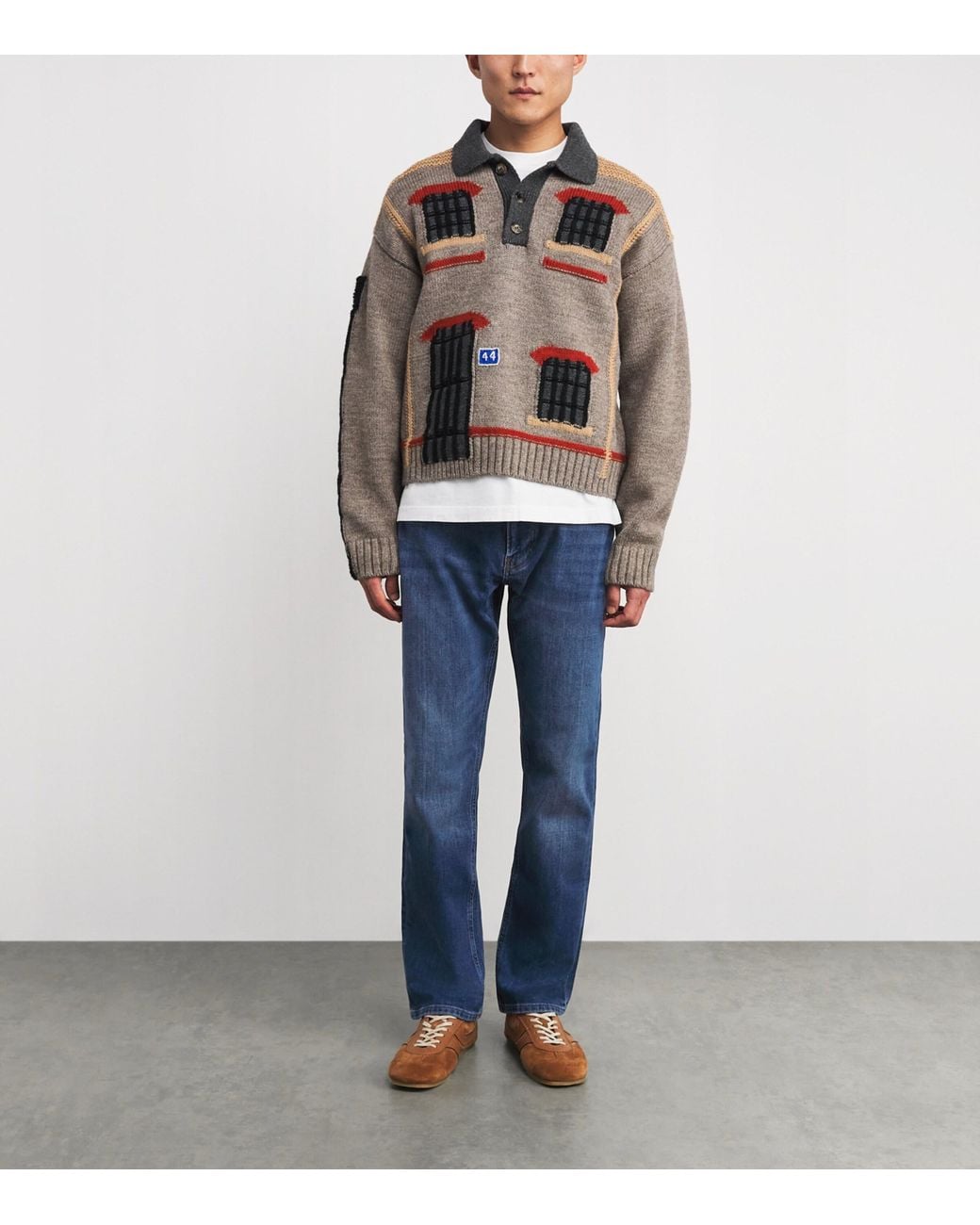FRAME Blue The Modern Straight Jeans for men