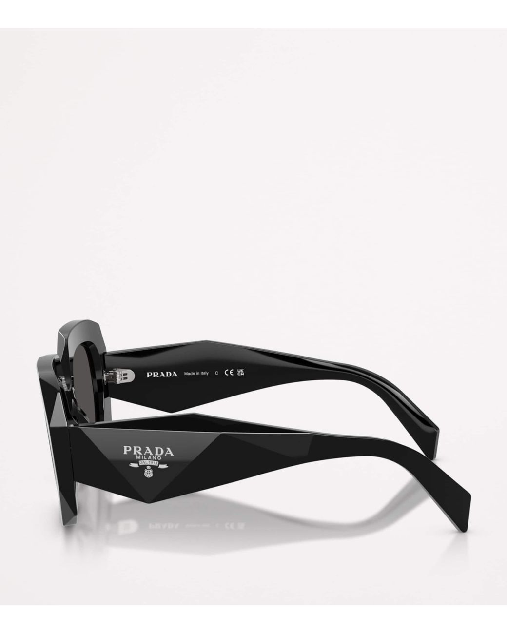 Prada Black Acetate Pr B23S Sunglasses