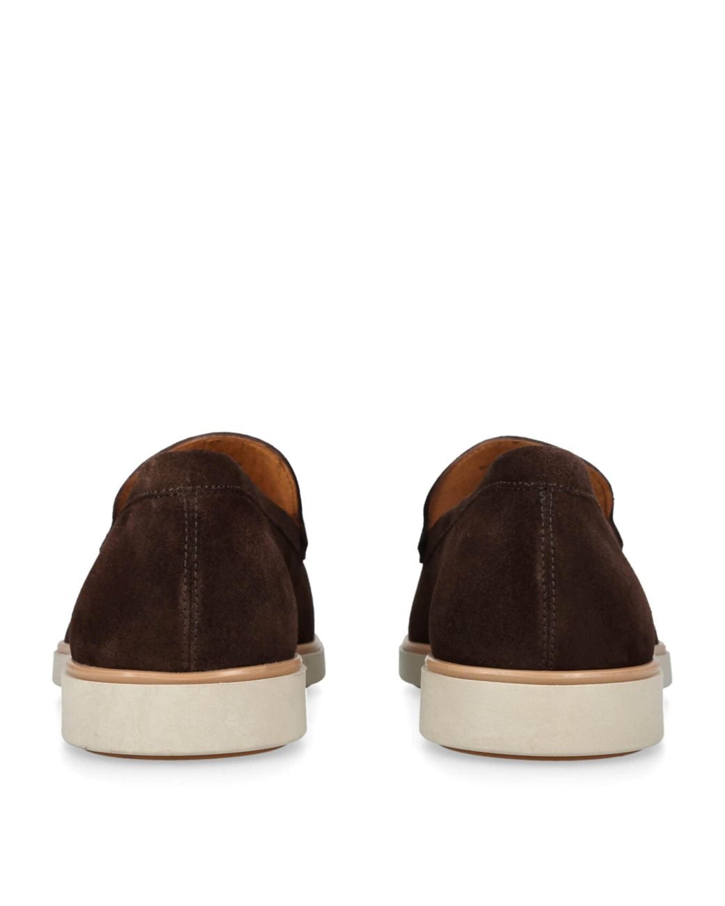 Magnanni Shoes Brown Leather Paraiso Loafers for men