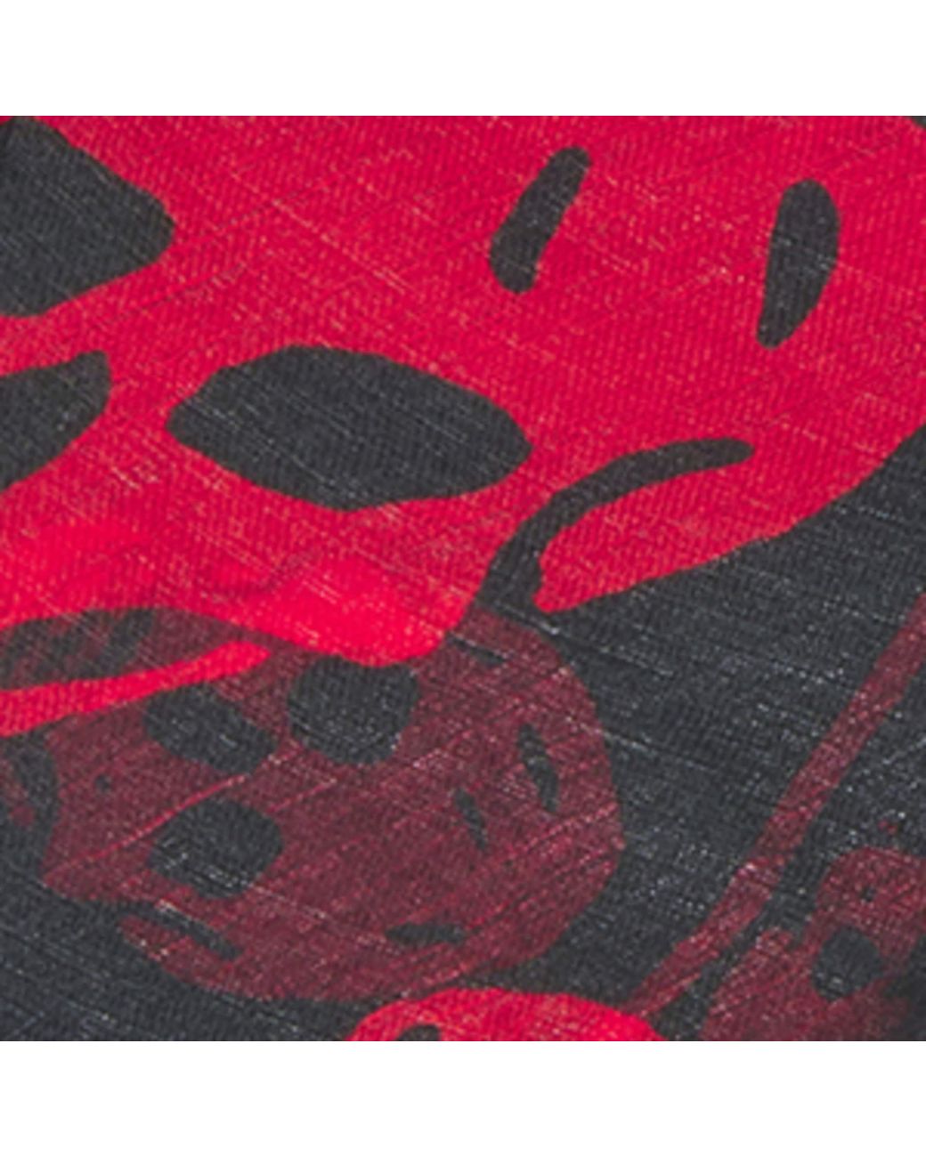 McQueen Blue Silk Skull Scarf