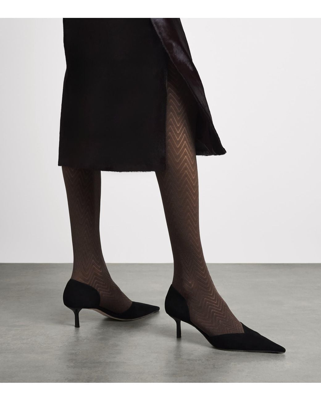 Falke White Chevron 50 Tights