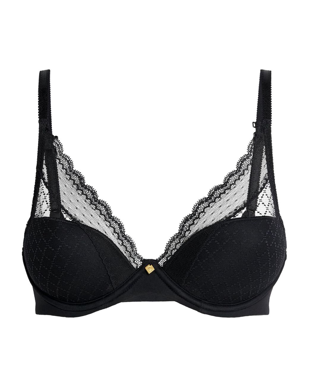 Chantelle Black Norah Chic Underwired T-Shirt Bra