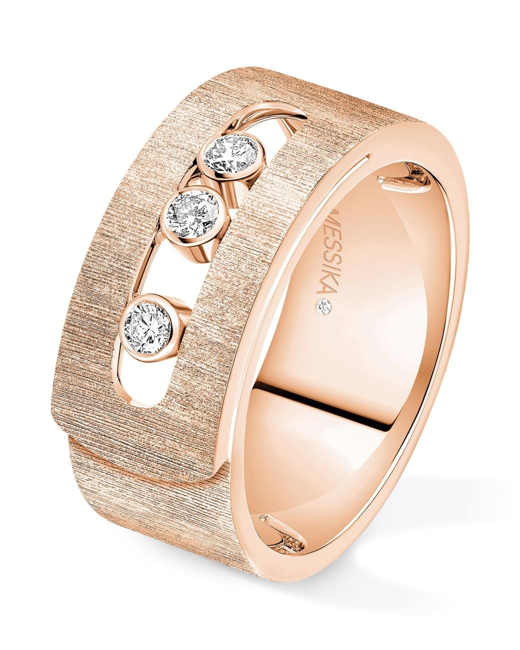 Messika Natural Move Noa And Diamond Chiselled Ring