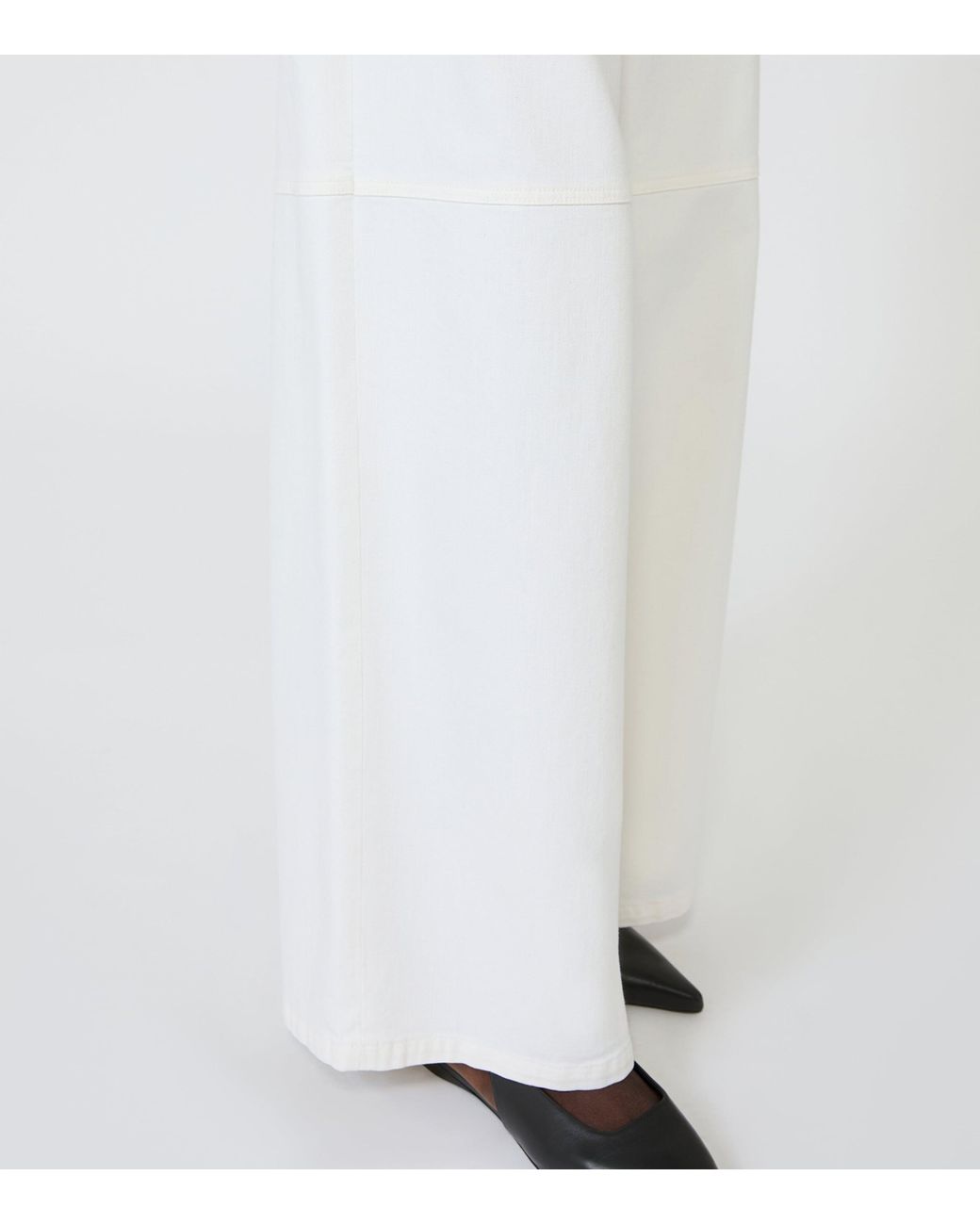 Max Mara White Wide-Leg Jeans