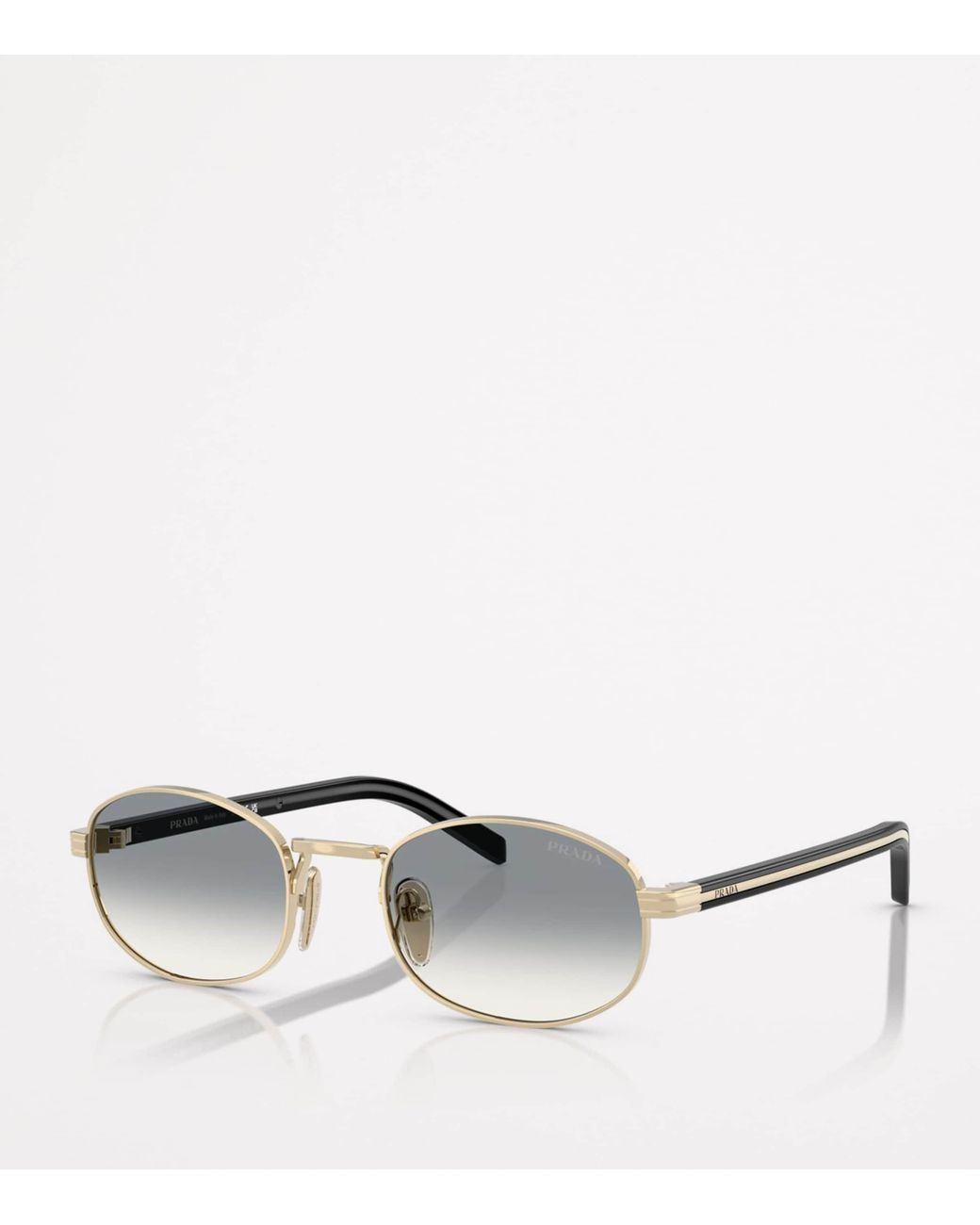 Prada Gray Steel Pr B53S Sunglasses