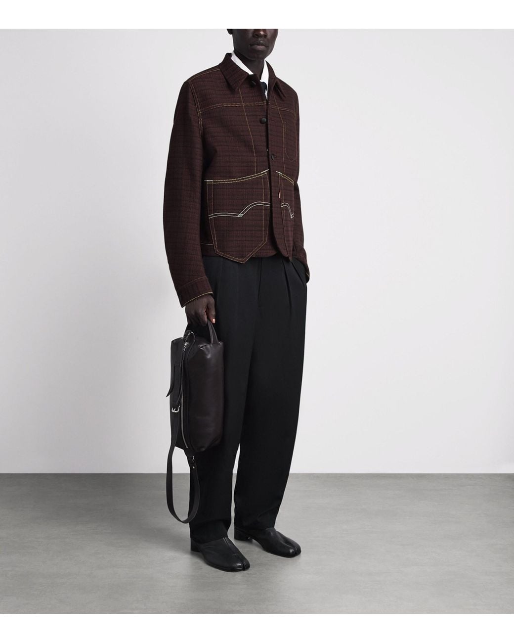Junya Watanabe Brown X Levi's Wool-Blend Bomber Jacket for men