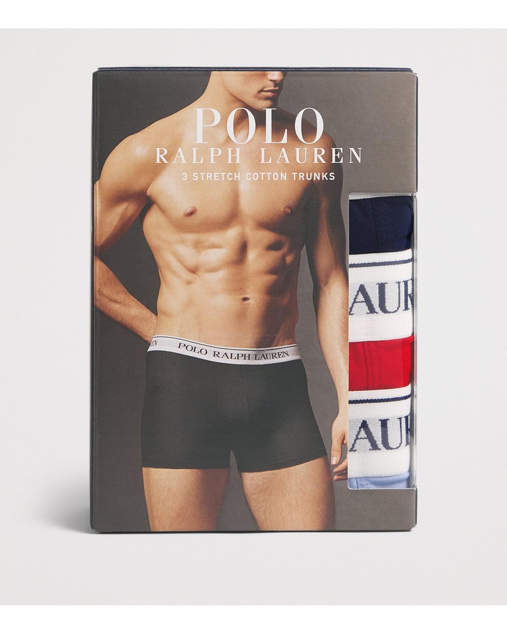 Polo Ralph Lauren Blue Stretch-Cotton Classic Trunks for men