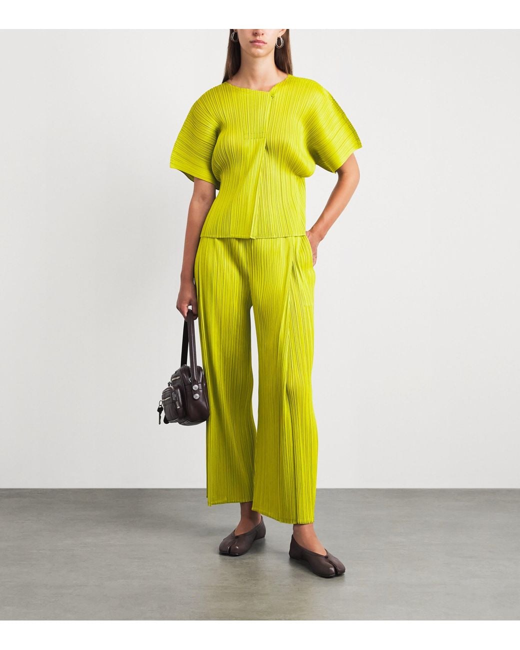 Pleats Please Issey Miyake Yellow Monthly Colors June Top