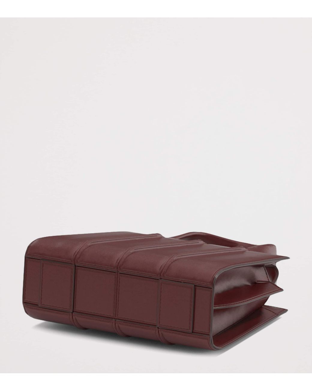 Max Mara Purple Micro Quilted Whitney Top-Handle Bag