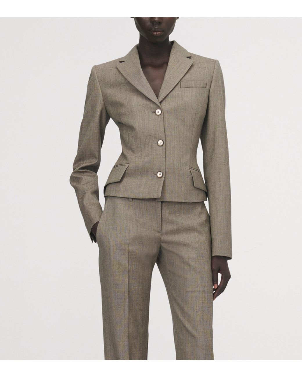 McQueen Gray Wool Blazer