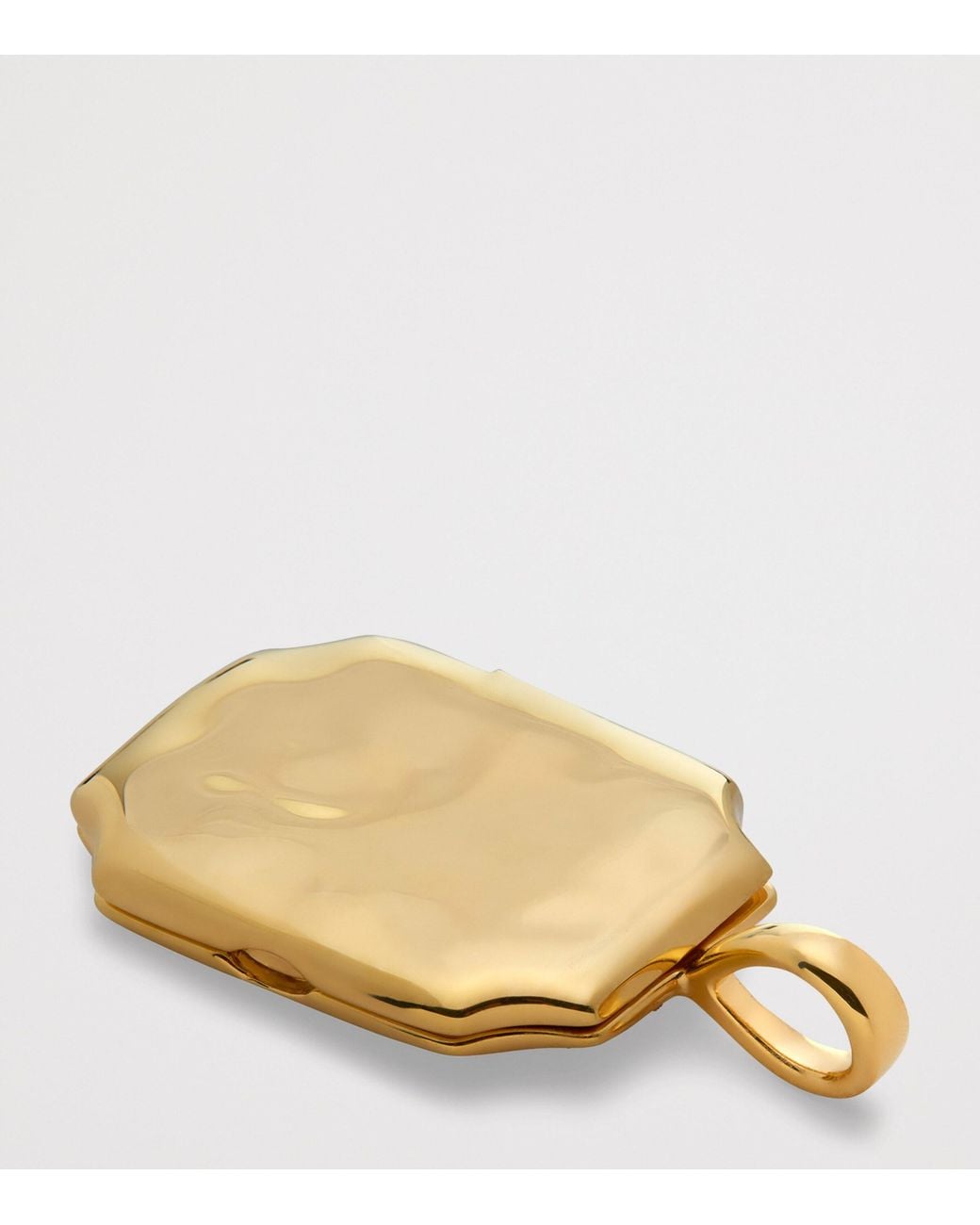 Monica Vinader Natural Vermeil Signature Locket Pendant