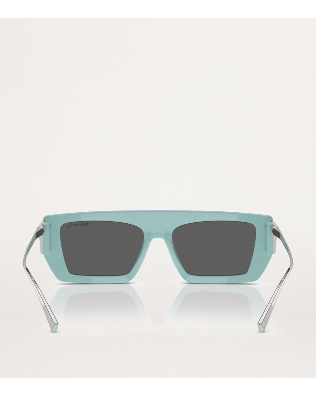 Tiffany & Co Gray Injected Rectangular Sunglasses