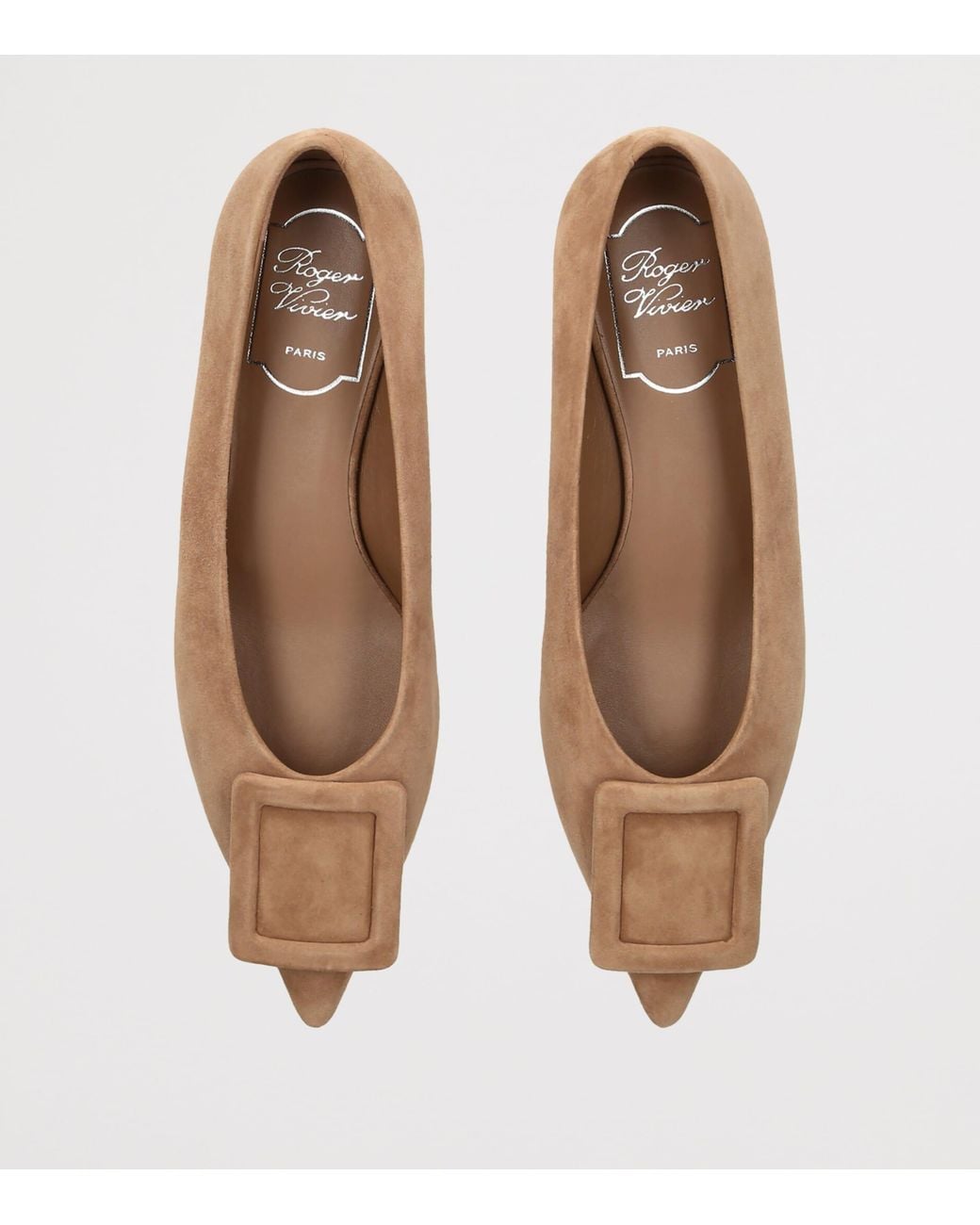Roger Vivier Brown Suede Viv