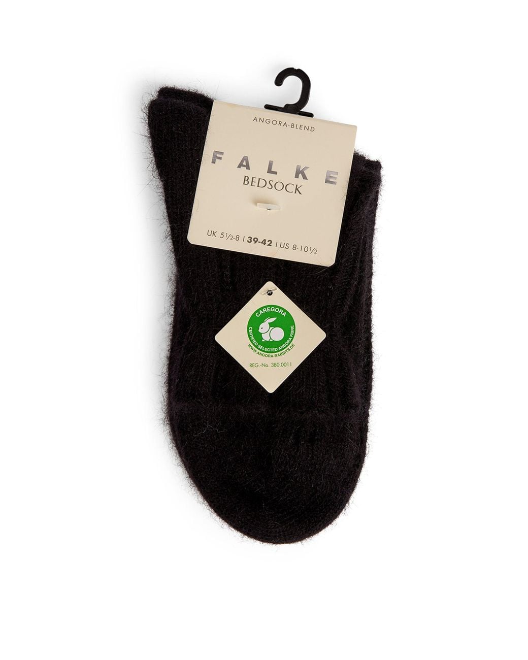 Falke Black Knitted Bedsock Socks