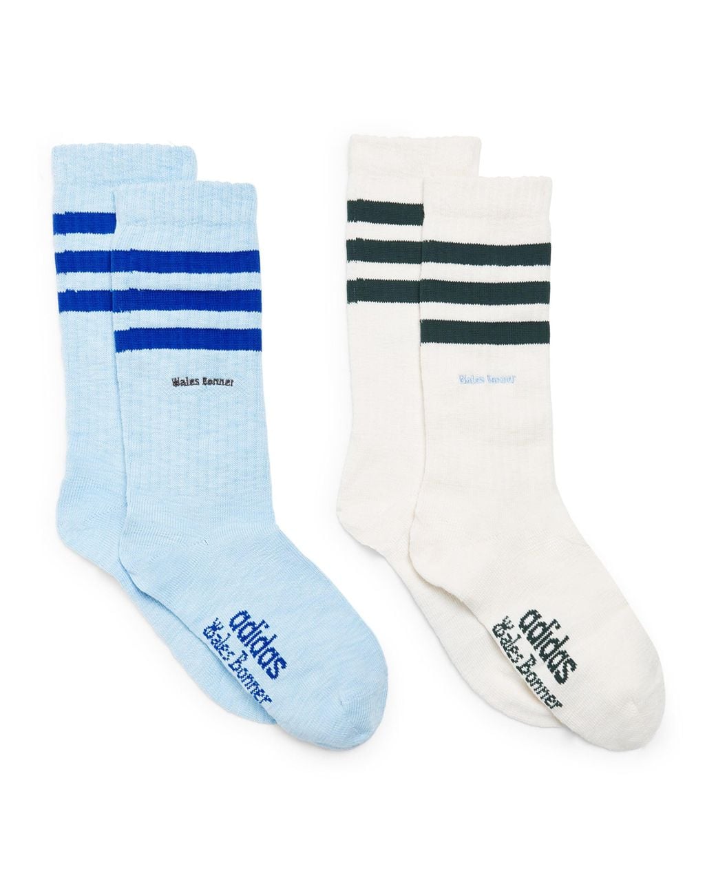 Adidas Blue X Wales Bonner Stripe Socks for men