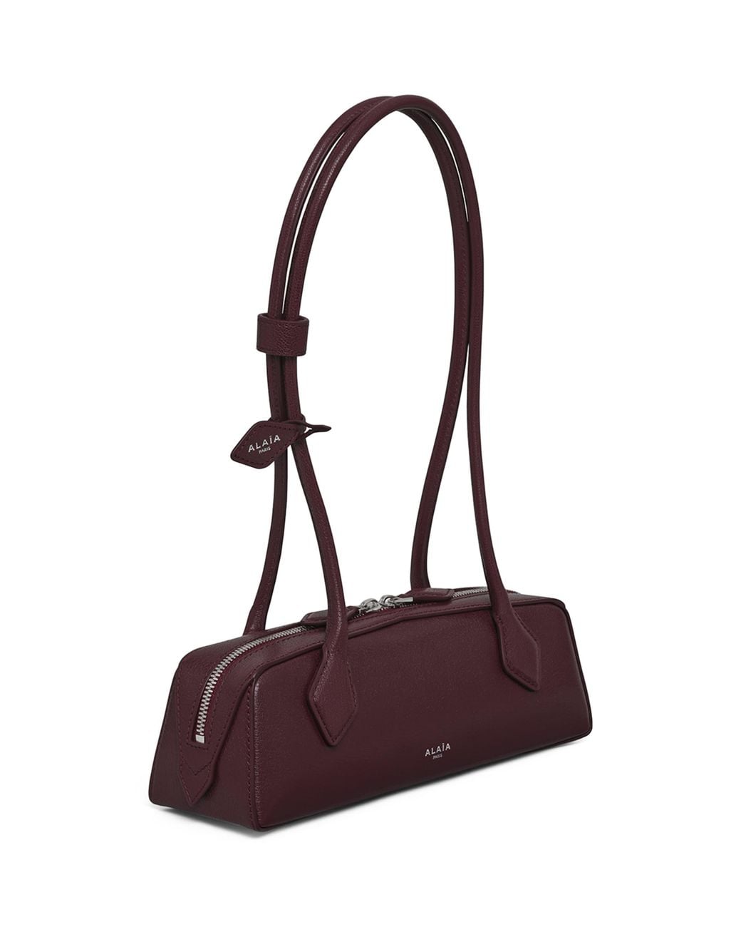 Alaïa Purple Small Leather Le Teckel Shoulder Bag