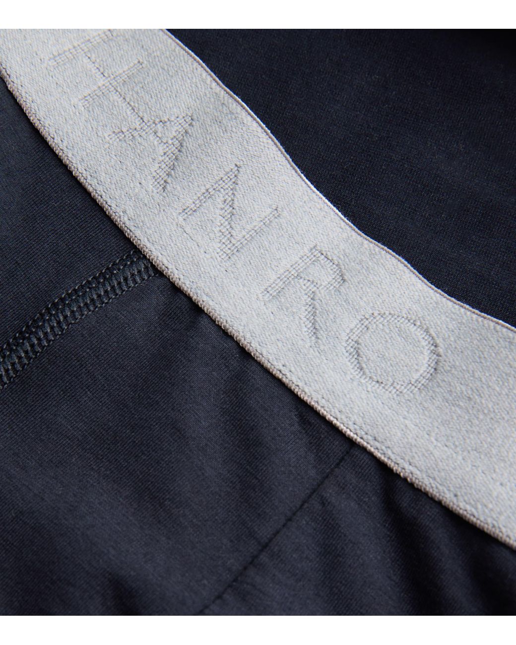Hanro Blue Cotton-Blend Essential Trunks for men