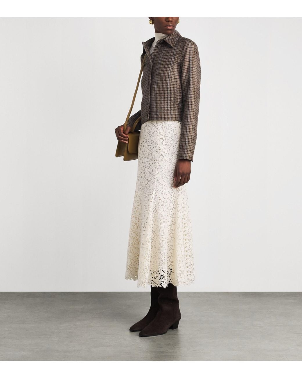 Gabriela Hearst Brown Wool-Silk Thereza Jacket