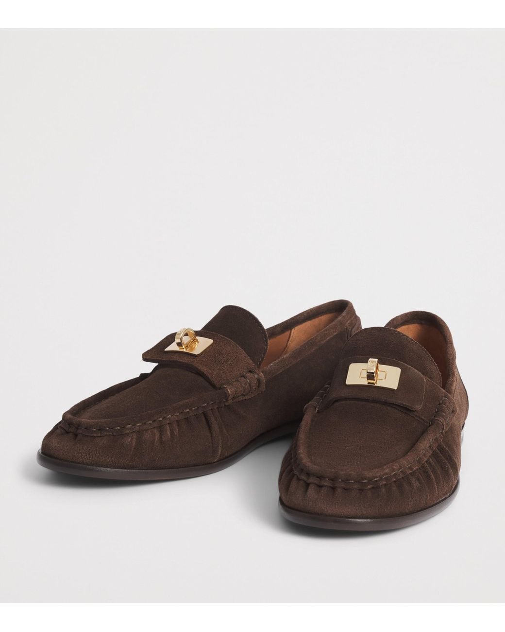 Sandro Brown Suede Loafers