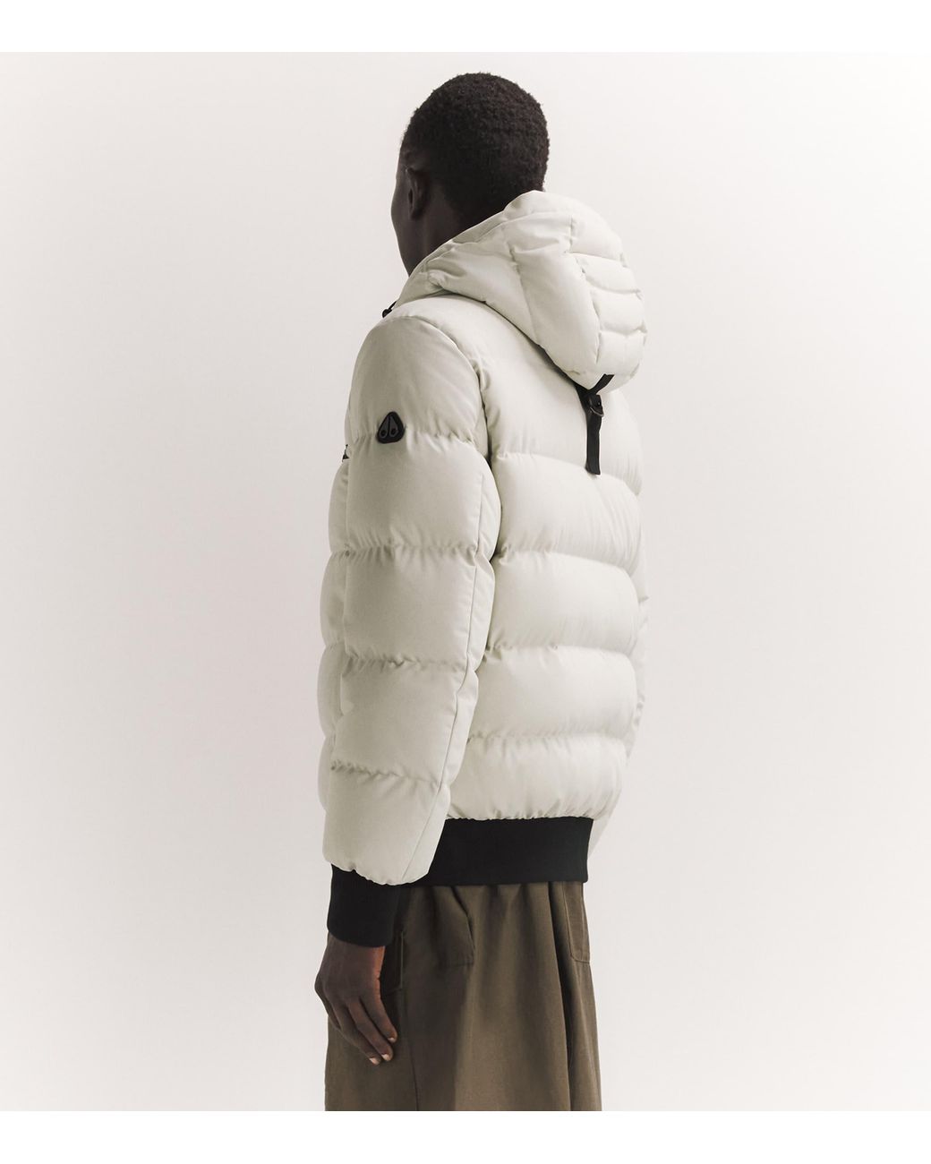 Moose Knuckles Natural Down Soho Bomber Jacket for men