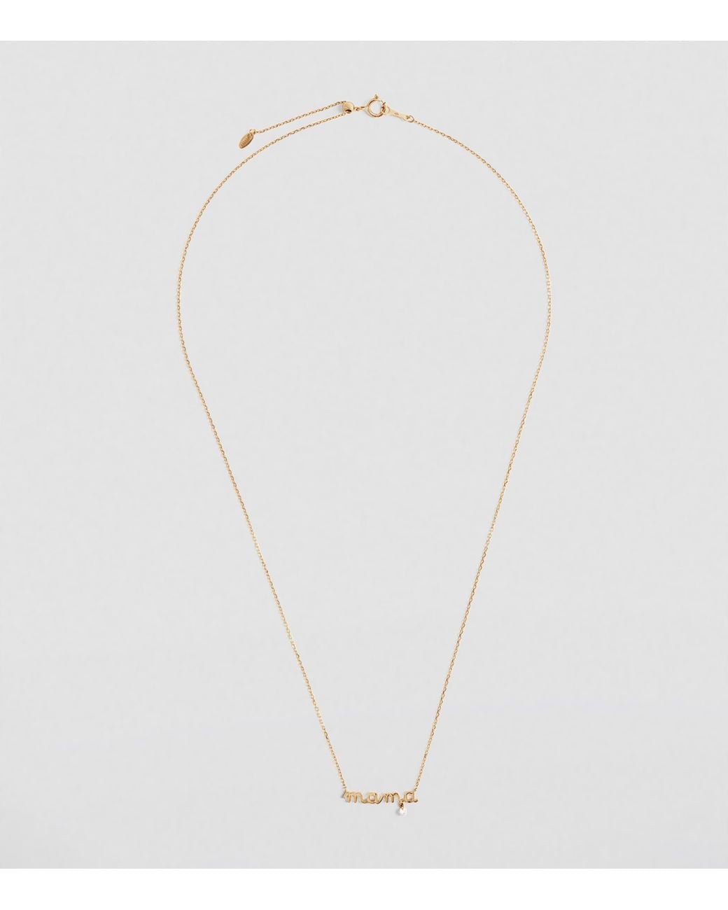 PERSÉE Metallic And Diamond Mama Necklace
