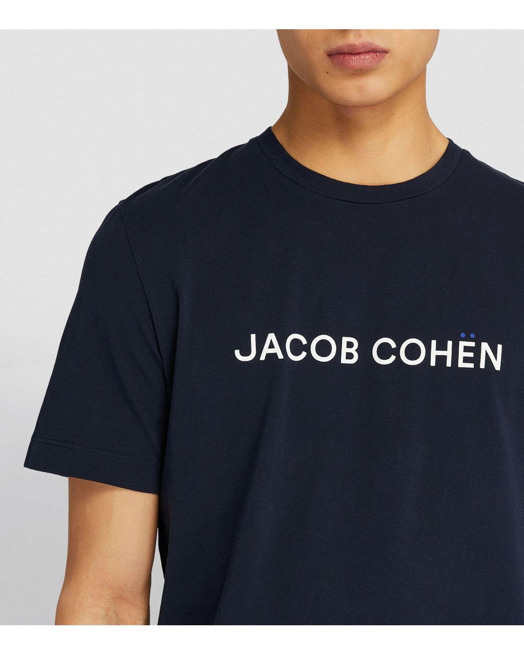 Jacob Cohen Logo T-shirt in Blue for Men | Lyst