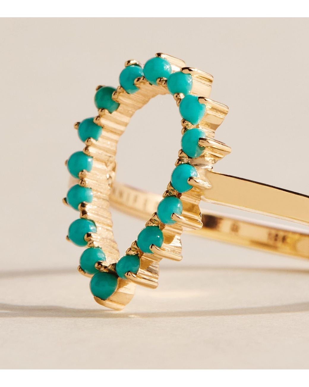 Jennifer Meyer Metallic Mini And Teardrop Ring