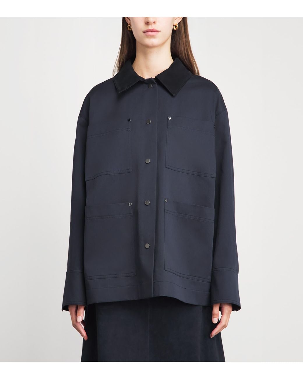 Joseph Blue Cotton Athos Jacket