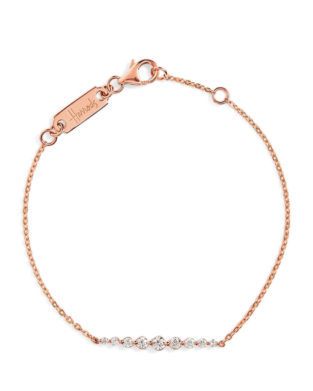Harrods Metallic And Diamond Bracelet