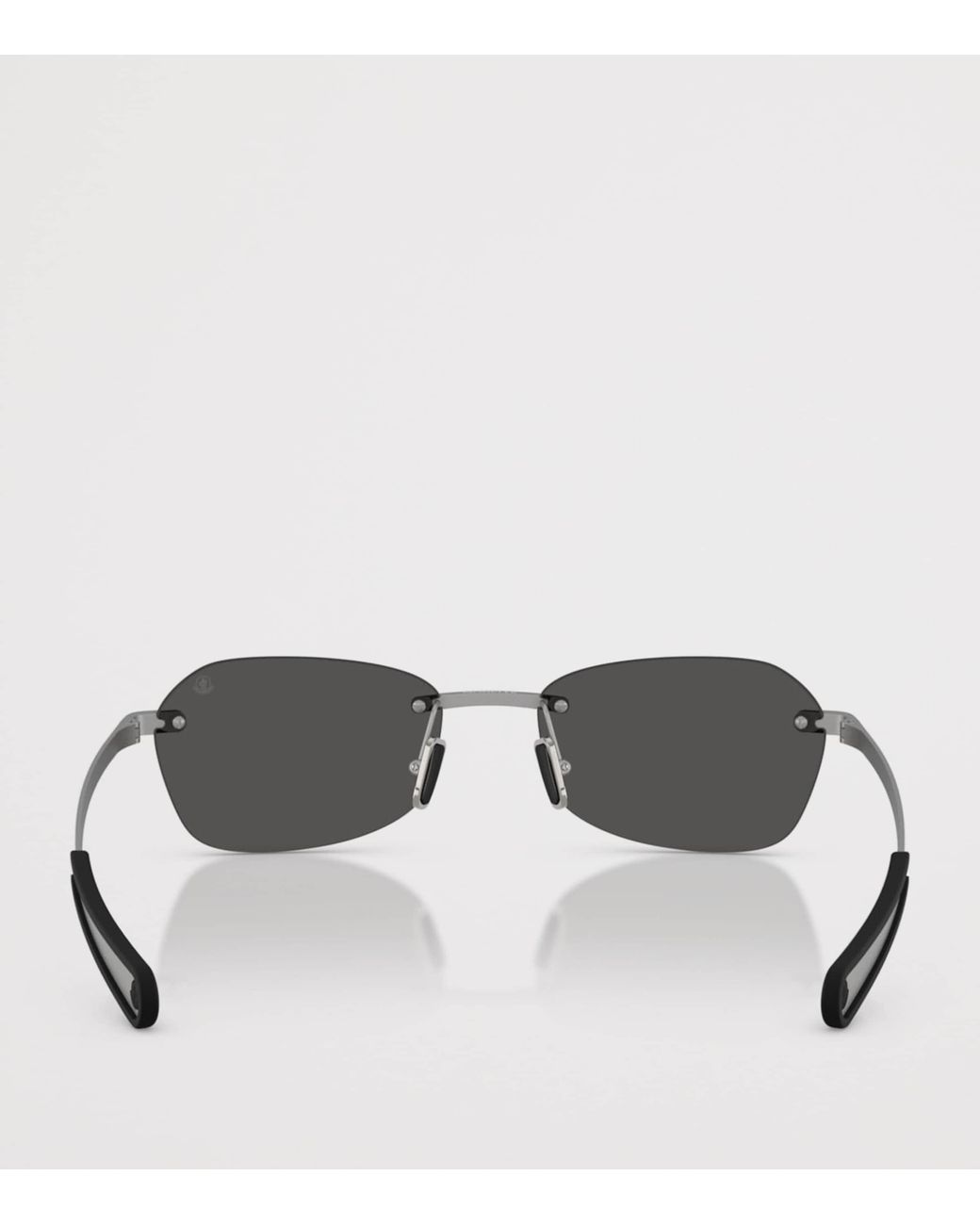 Moncler Black Orris Irregular Rectangle Sunglasses