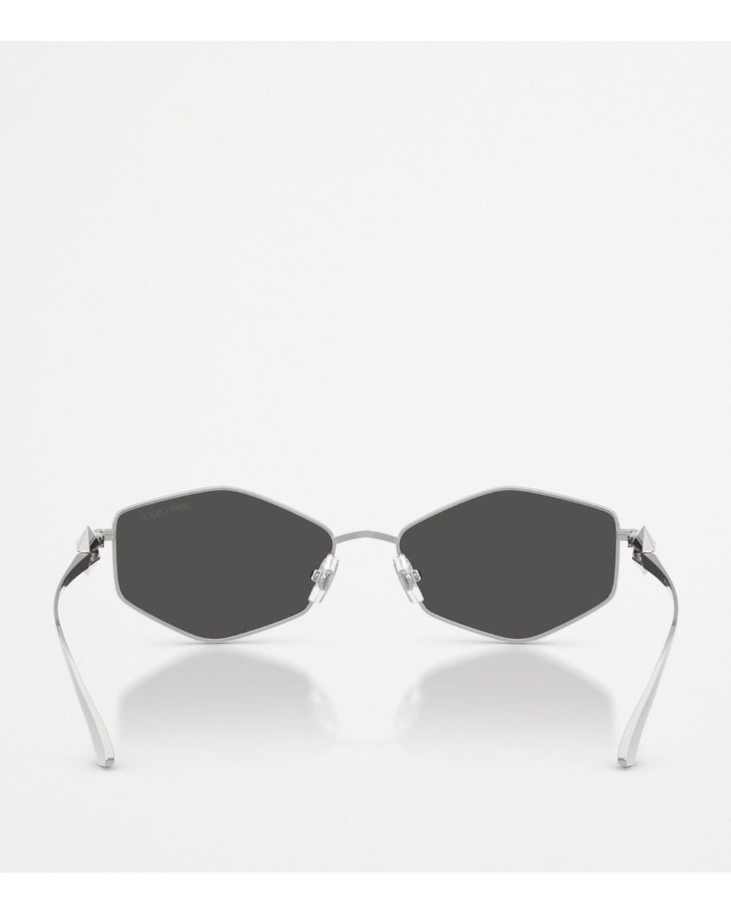 Jimmy Choo Gray Wire Hexagonal Zoey Sunglasses