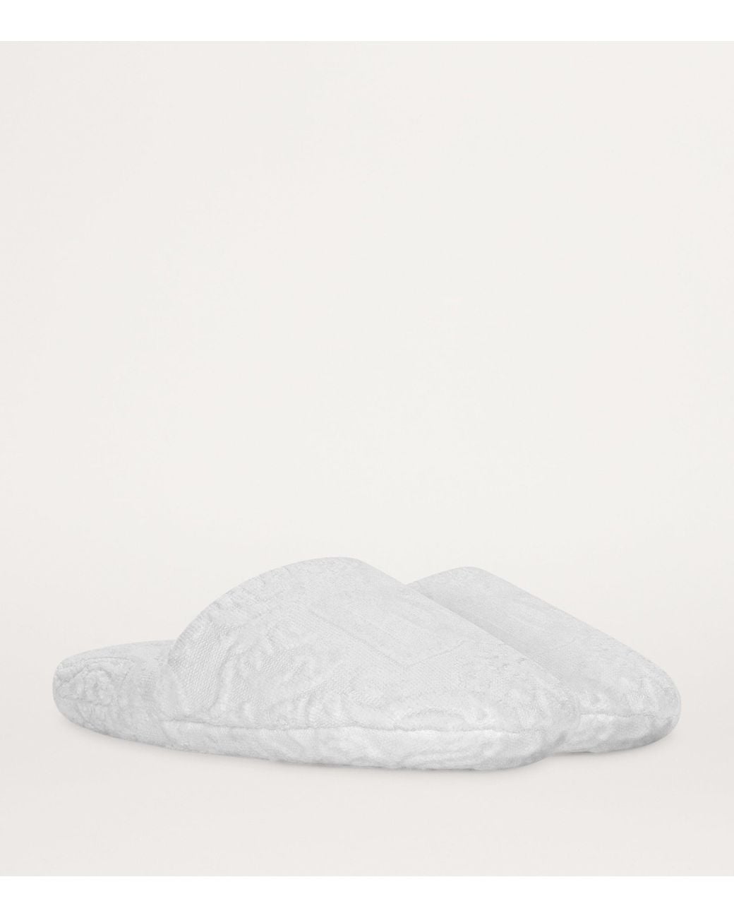 Dolce & Gabbana White Terry Cotton Dg Slippers for men