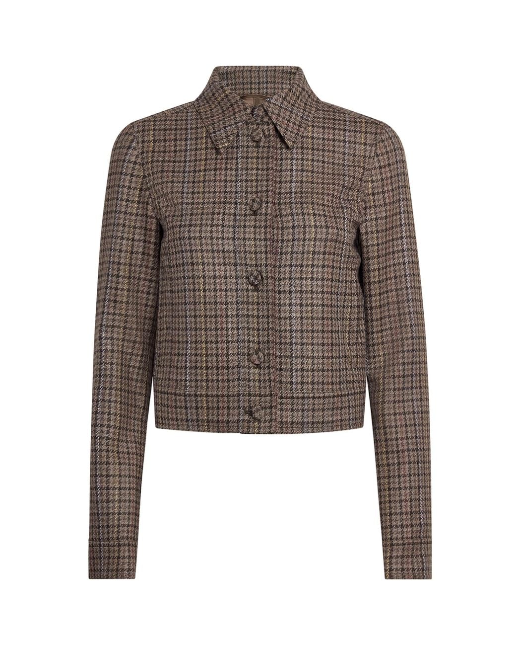 Gabriela Hearst Brown Wool-Silk Thereza Jacket