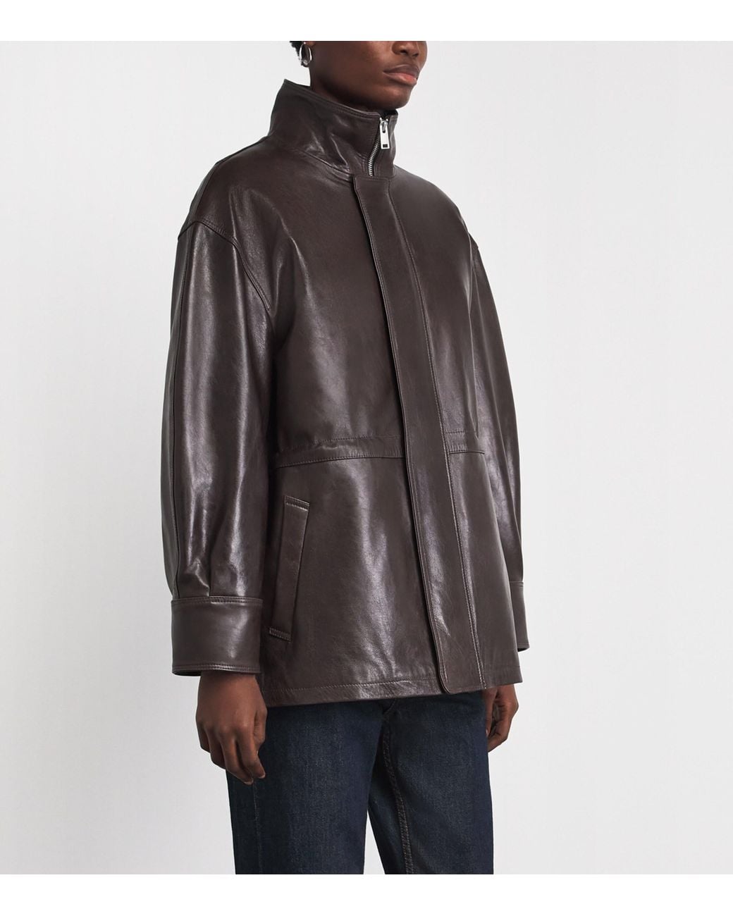 Arma Brown Leather Alia Jacket