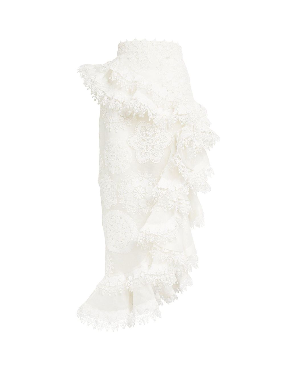 ワンピース ZIMMERMANN Women Mid Skirts 4561DSS254 IVORY WHITE Zimmermann - Matchmaker Lift Off Ivory Midi Skirt