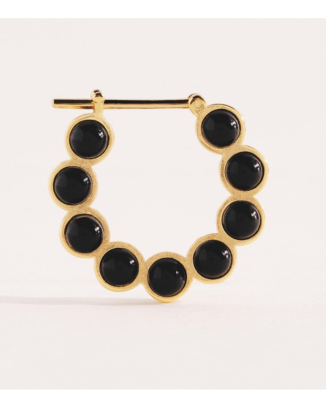 L'Atelier Nawbar Metallic Diamond And Enamel Atoms Earrings