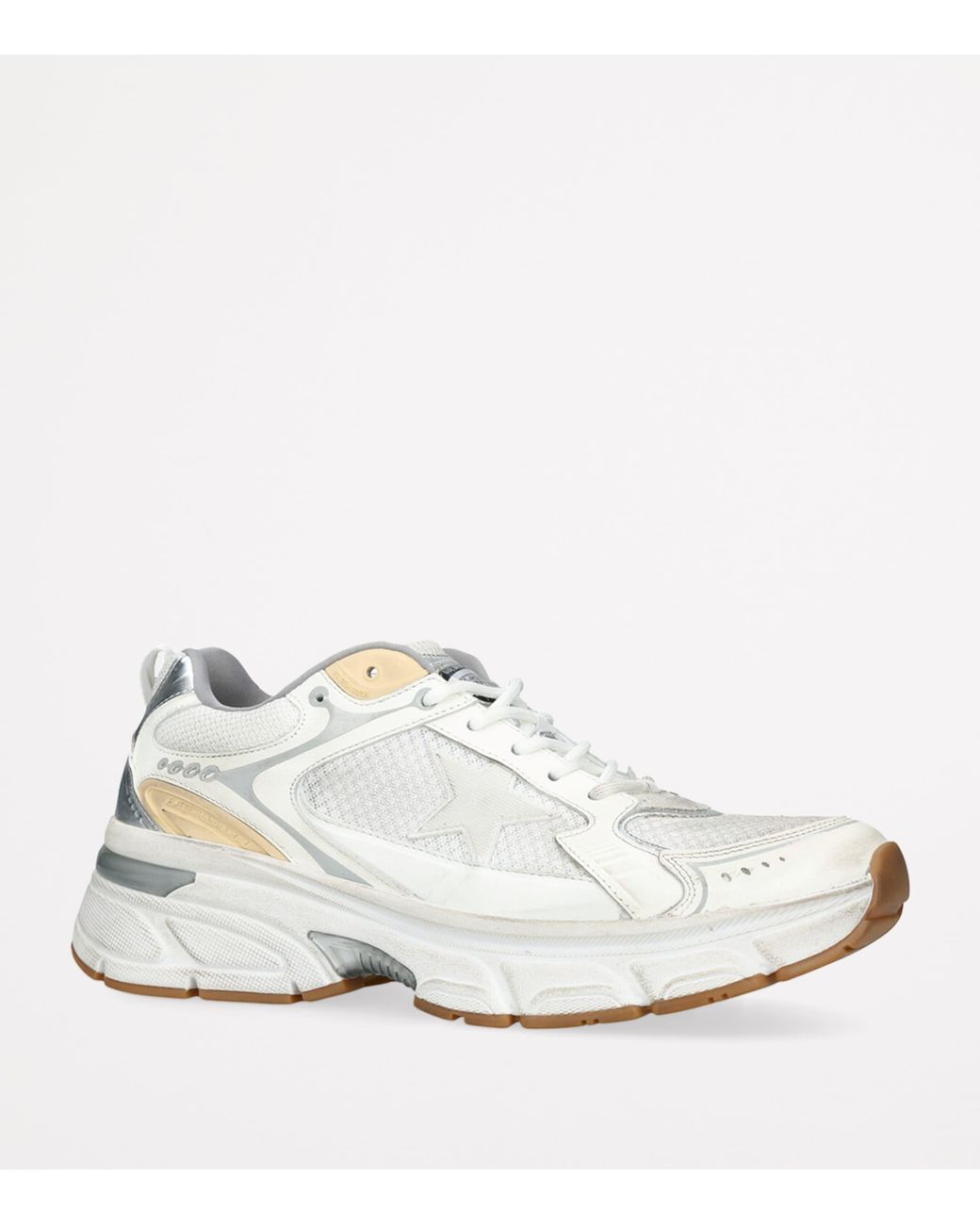 Golden Goose Deluxe Brand White Leather Light Star Sneakers for men