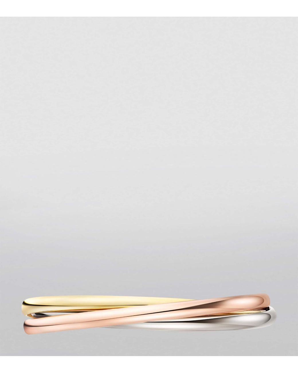 Cartier Natural Large, Rose And Trinity Bracelet
