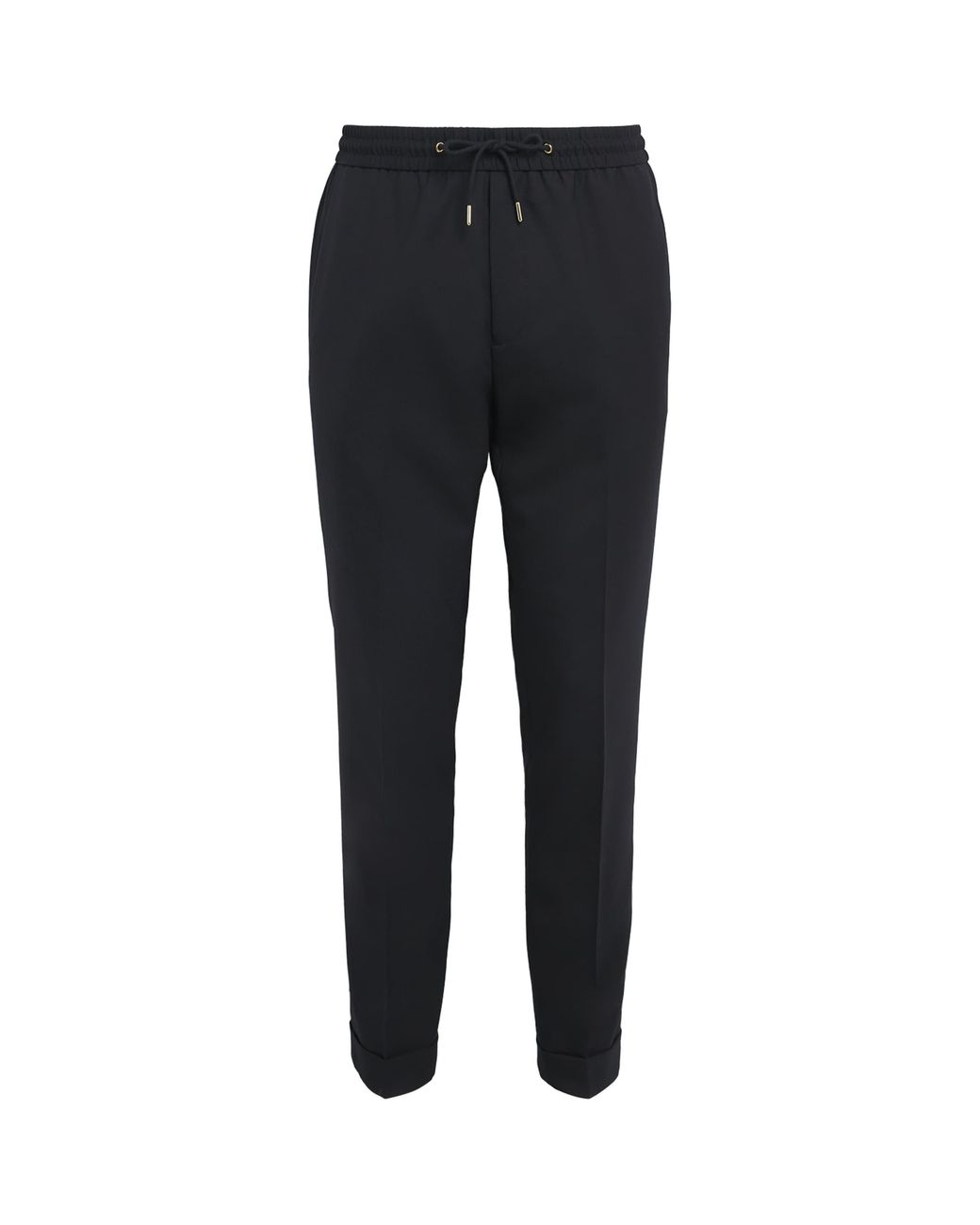 Paul Smith Black Wool Drawstring Chinos for men